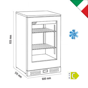 ψυγεία back bar - επαγγελματικός εξοπλισμός εστίασης – λύσεις horeca – alfafrost