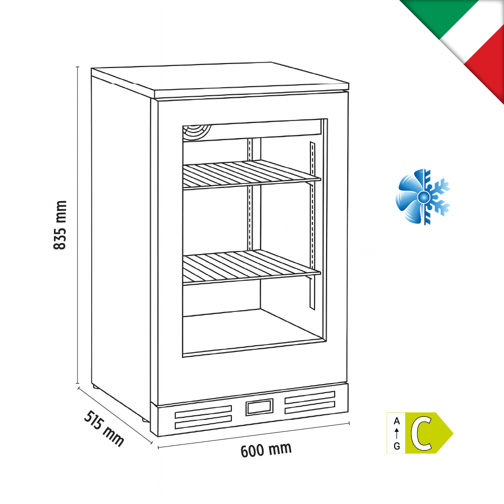 ψυγεία back bar - επαγγελματικός εξοπλισμός εστίασης – λύσεις horeca – alfafrost