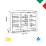 ψυγεία back bar - επαγγελματικός εξοπλισμός εστίασης – λύσεις horeca – alfafrost