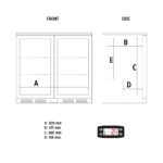 ψυγεία back bar - επαγγελματικός εξοπλισμός εστίασης – λύσεις horeca – alfafrost