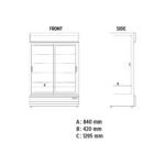 Βιτρίνα συντήρησης - επαγγελματικός εξοπλισμός εστίασης – λύσεις horeca – alfafrost